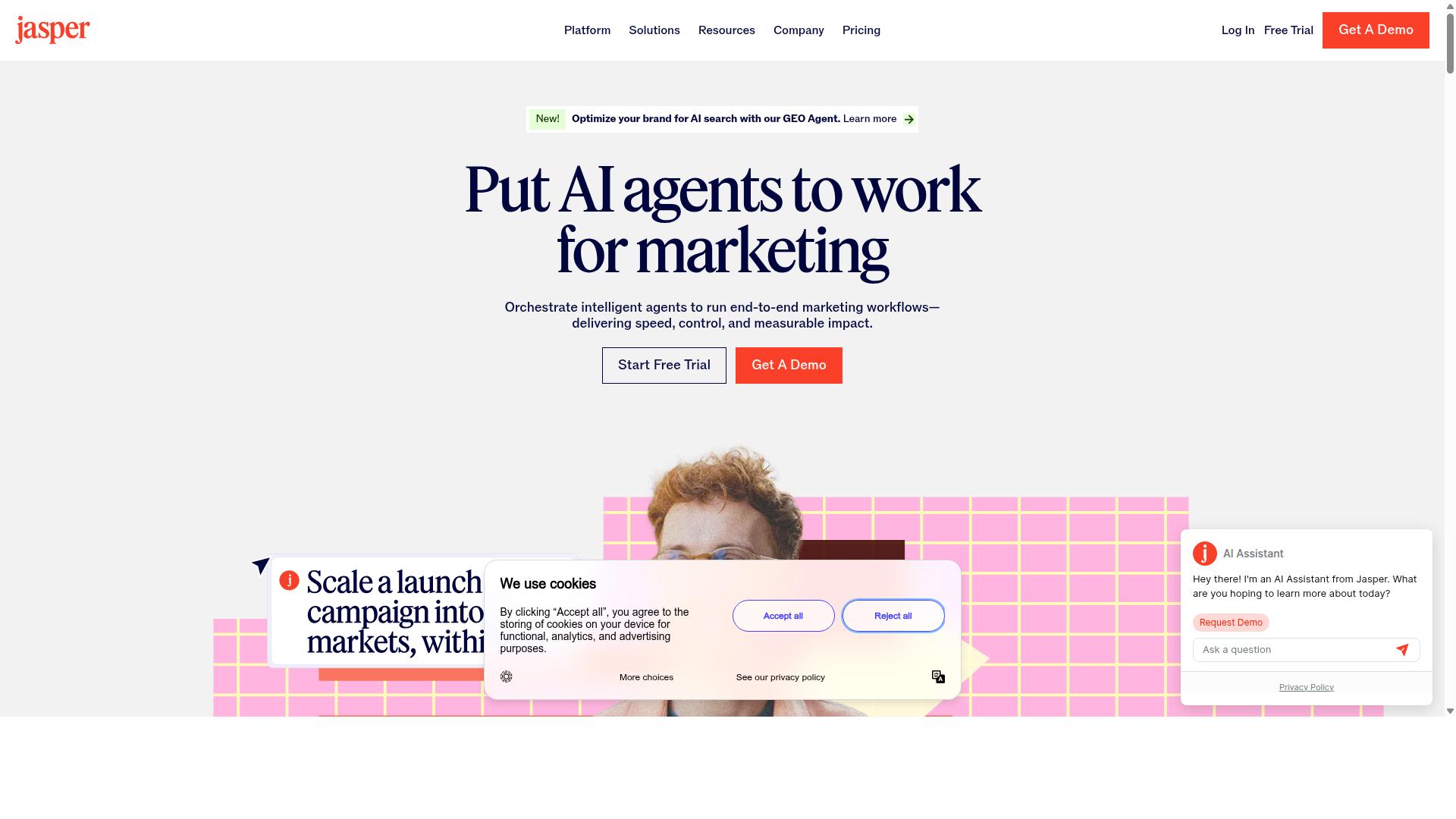Jasper website